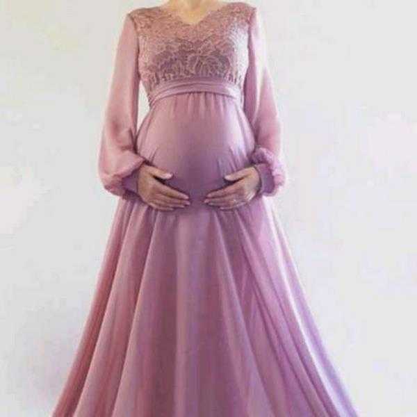 لباس مجلسی بارداری شیک لباس مجلسی بارداری پوشیده مدل لباس حاملگی شیک