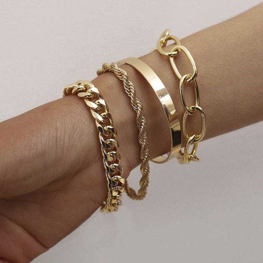 دستبند طلا دخترانه شیک