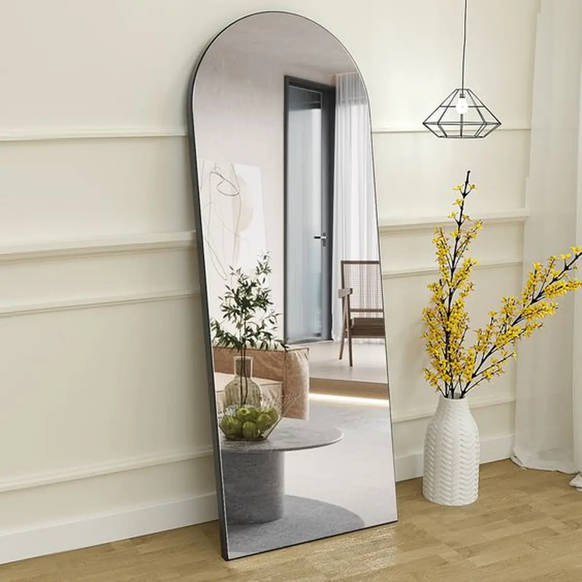 آینه قدی چوبی